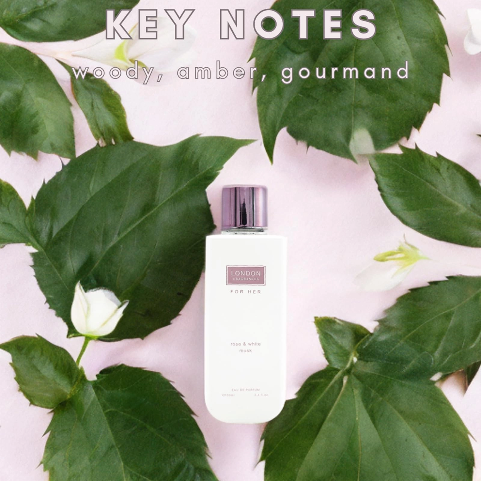 Rose and White Musk - 3.4 Fluid Ounces