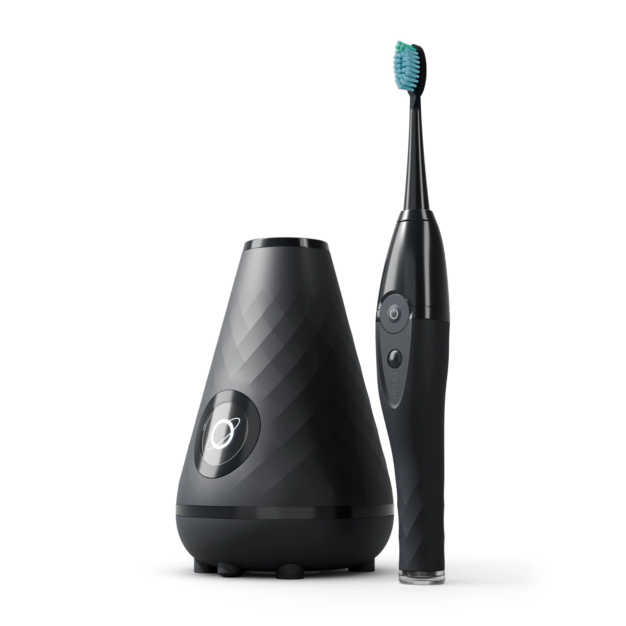 tao clean UV Sanitizing Sonic Toothbrush and Cleaning Station - Dual Speed Setting Black