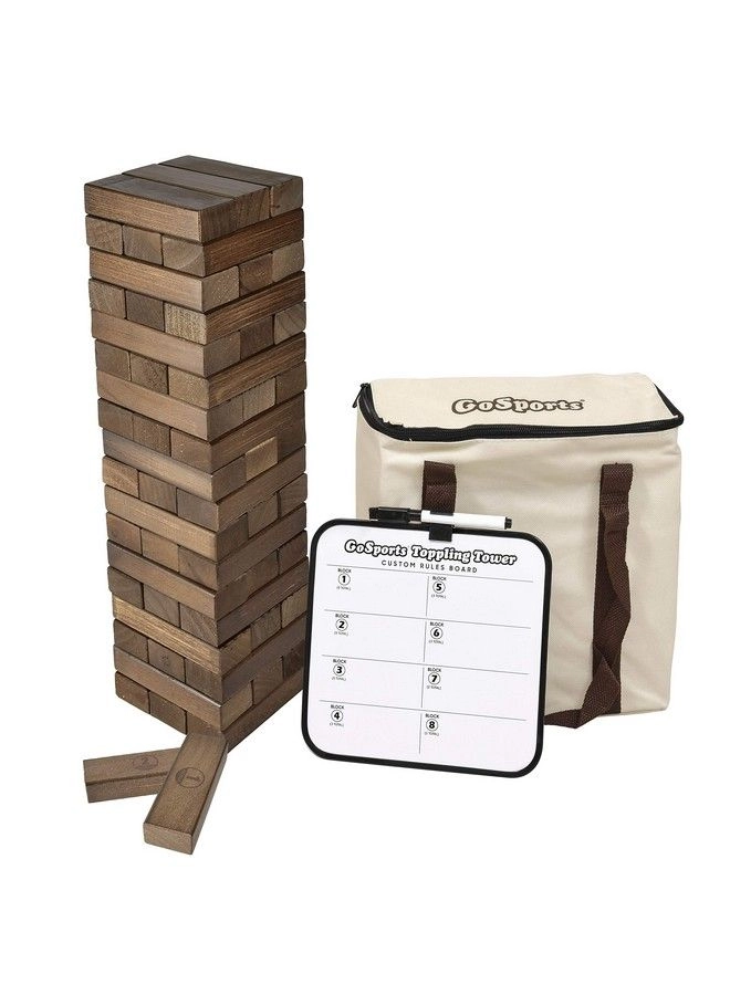 GoSports Toppling Tower - Large Dark Stain