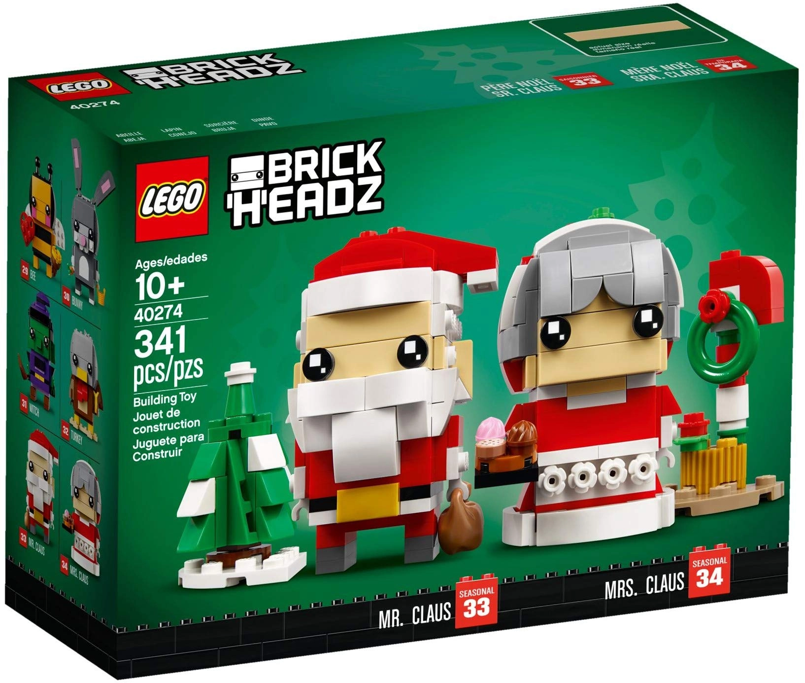 Brickheadz Mr and Mrs Claus (40274) - Christmas