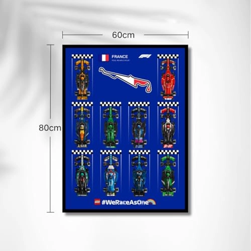 Display Wallboard Wall Mount for LEGO 77242 77243 77244 77245 77249 77250 77251 - 60X80cm