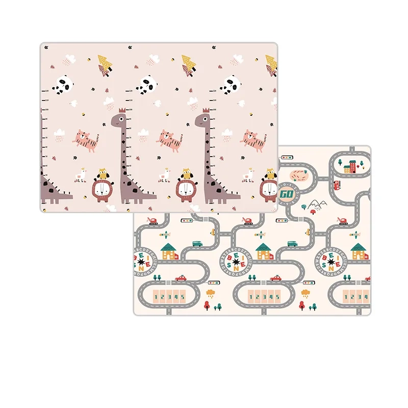 Factory Price Double Sided Xpe Foam Mat - Road Map 1+