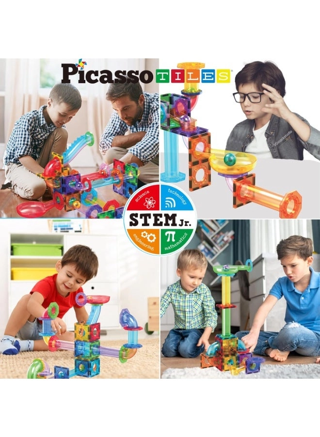 Magnetic Marble Run Set - 3+ Years 60 pieces