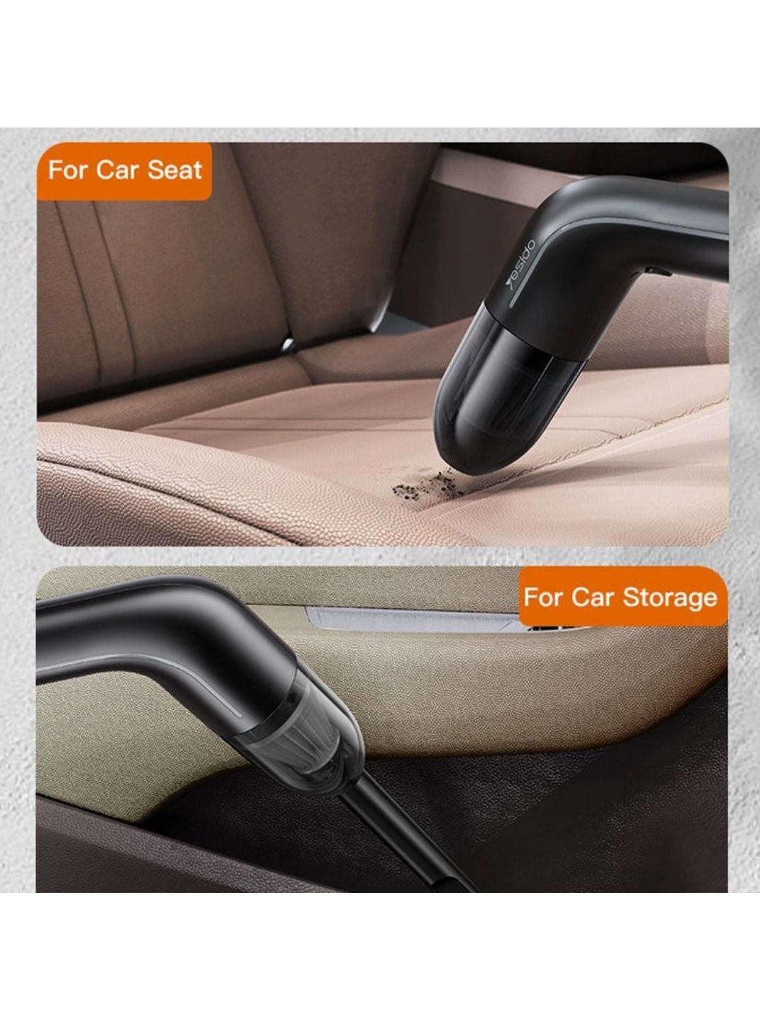 VC02 - Mini Handheld Cord-Free USB Rechargeable