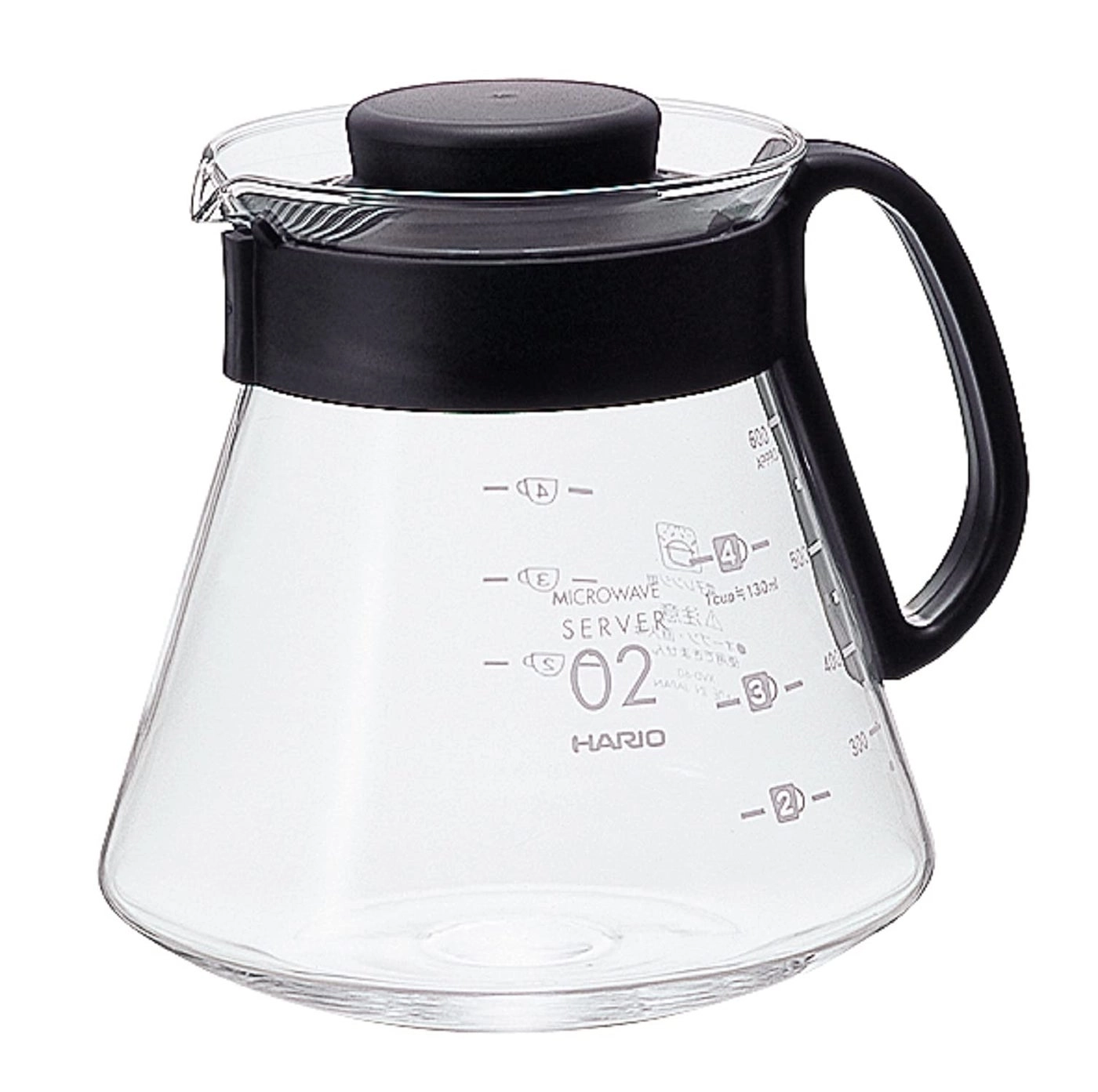 Hario V60 Glass Range Coffee Server - 600ml