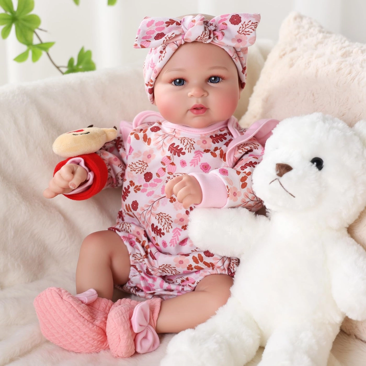 Reborn Baby Doll - 17 Inch Vinyl+ Cloth Ages 3+