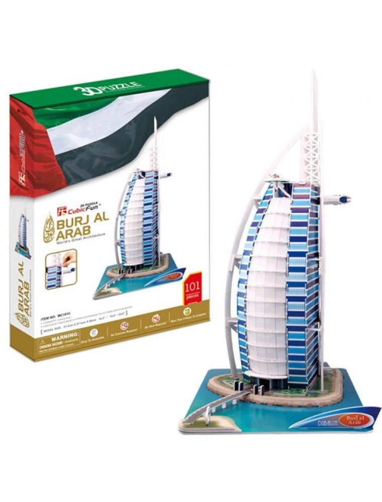 Burj Al Arab 3D Puzzle (ALGT-C065H) - 101 pcs