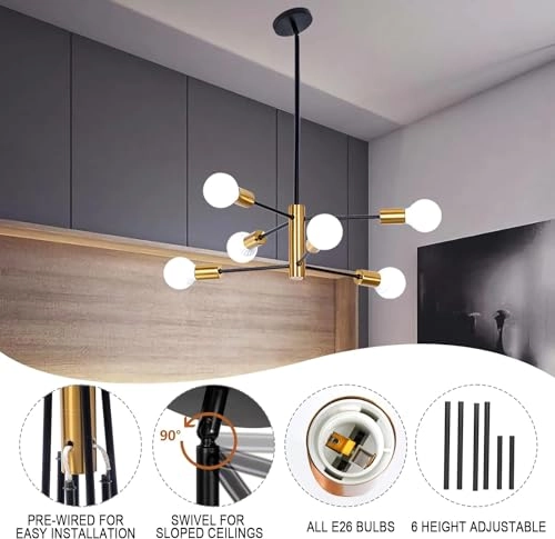 Modern Chandelier - Dimmable