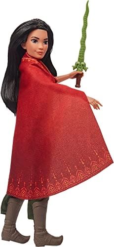 Raya Fashion Doll - 5 points of articulation long, brown hair Ages 3+