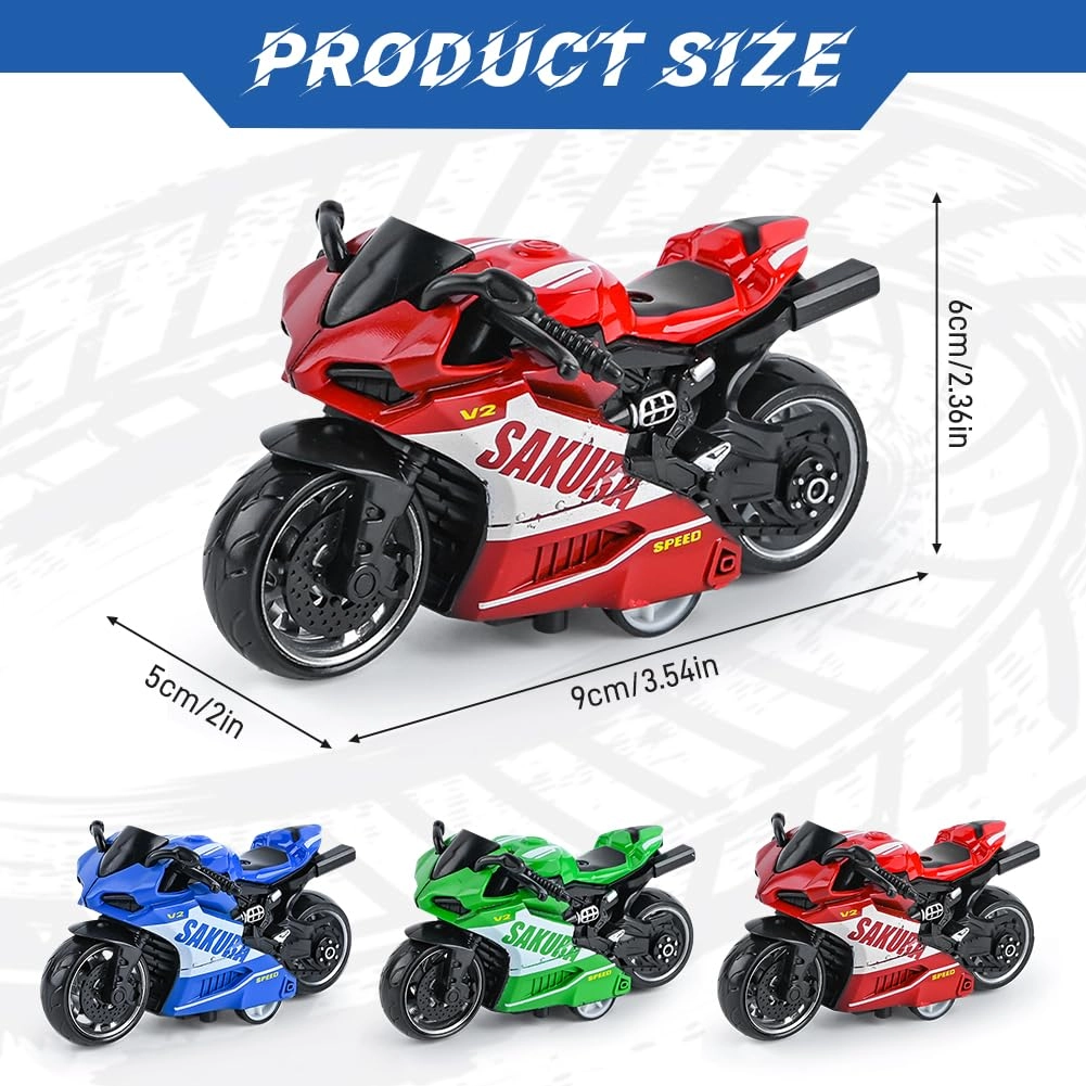 Toy Motorcycle - 1:18 3pcs