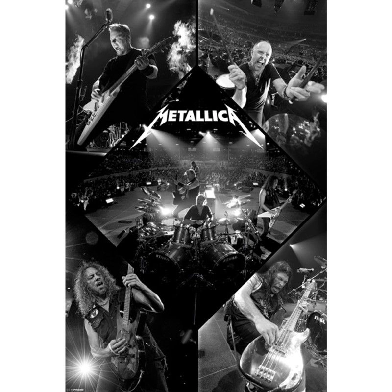 PYRAMID POSTERS Metallica Live Maxi Poster - semi-glossy chalk paper 61 x 91.5cm