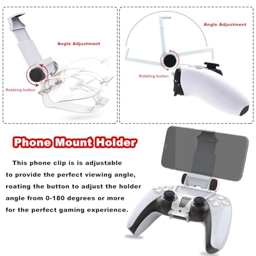 Phone Clip Compatible with PS5 Controller