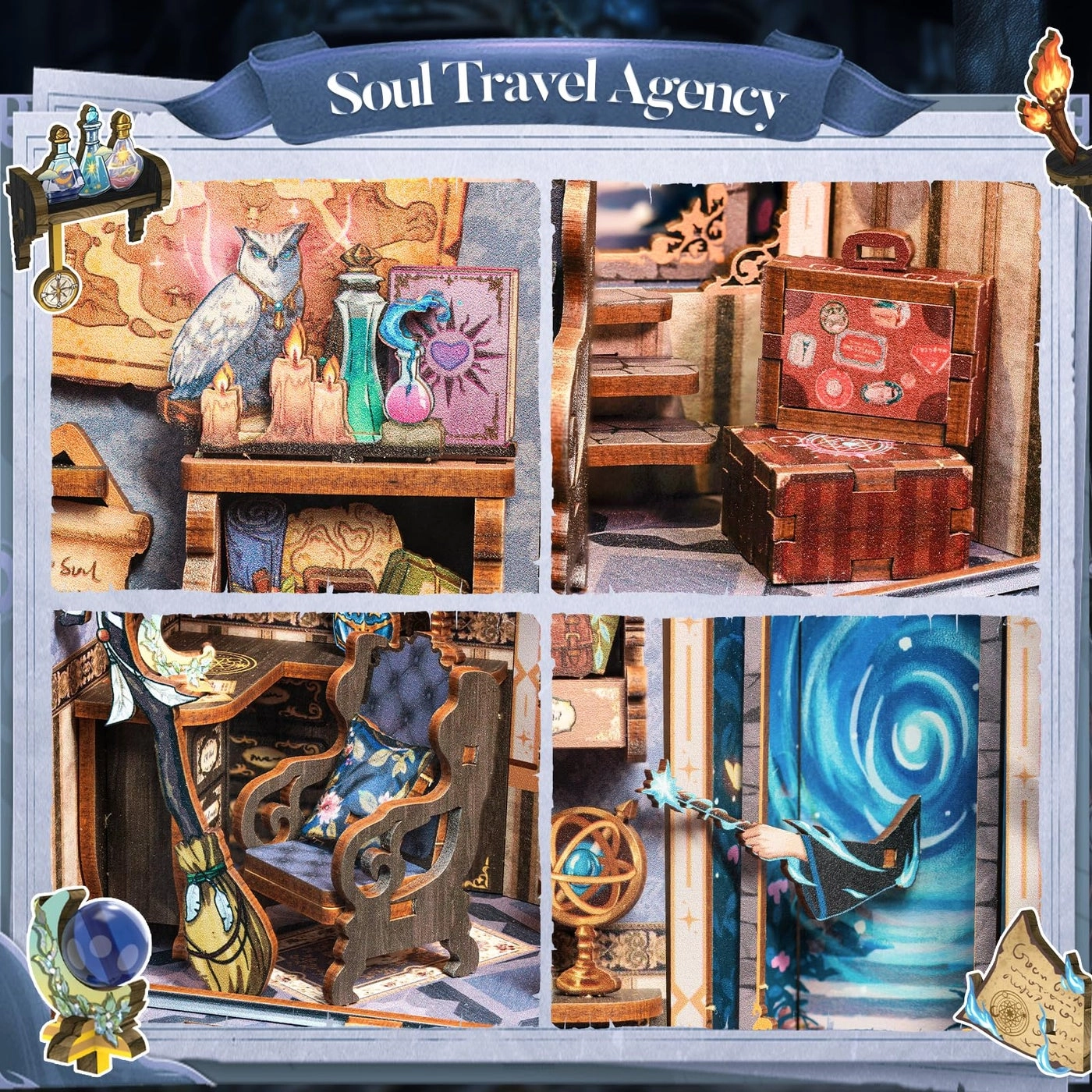 Book Nook Kit - Soul Travel Agency