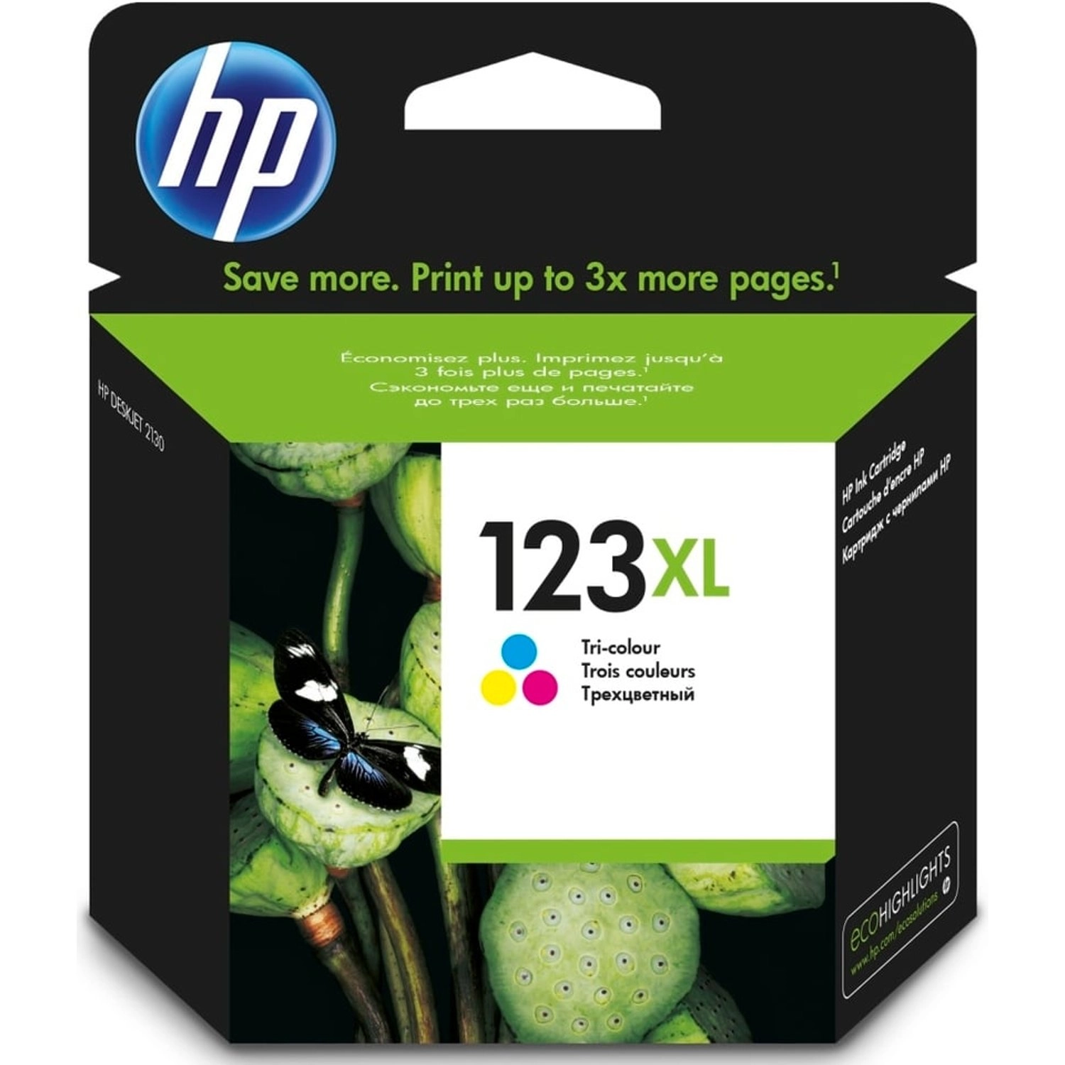 HP 123XL High Yield Multicolor