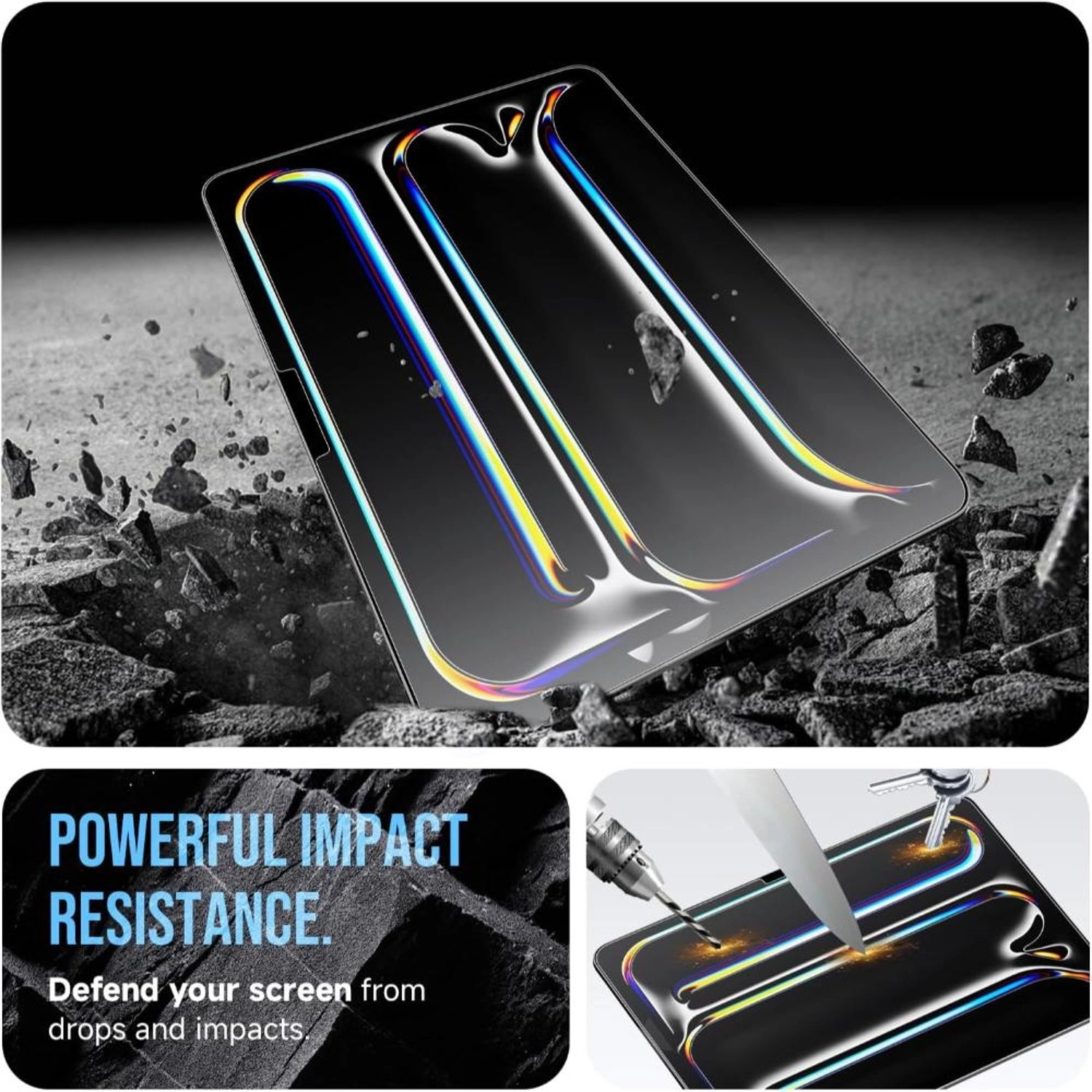 Clear Tempered Glass Screen Protector for iPad 10.9