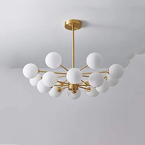 Molecular Crystal Chandelier - Copper 15 heads