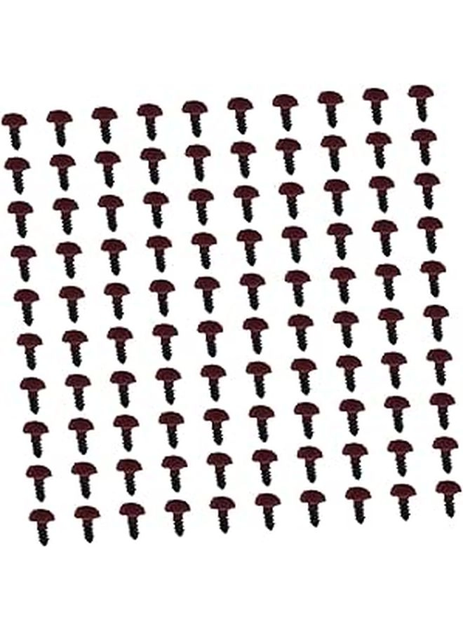 Uonlytech Flocking Triangle Nose - 100pcs Plastic
