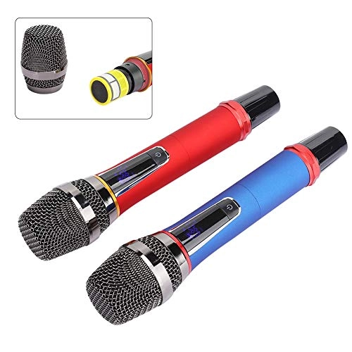 Handheld Karaoke Microphone - Wireless LED Display 2-50m Working Distance