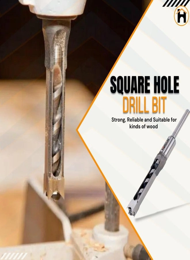 Square hole drill bits - 12 mm