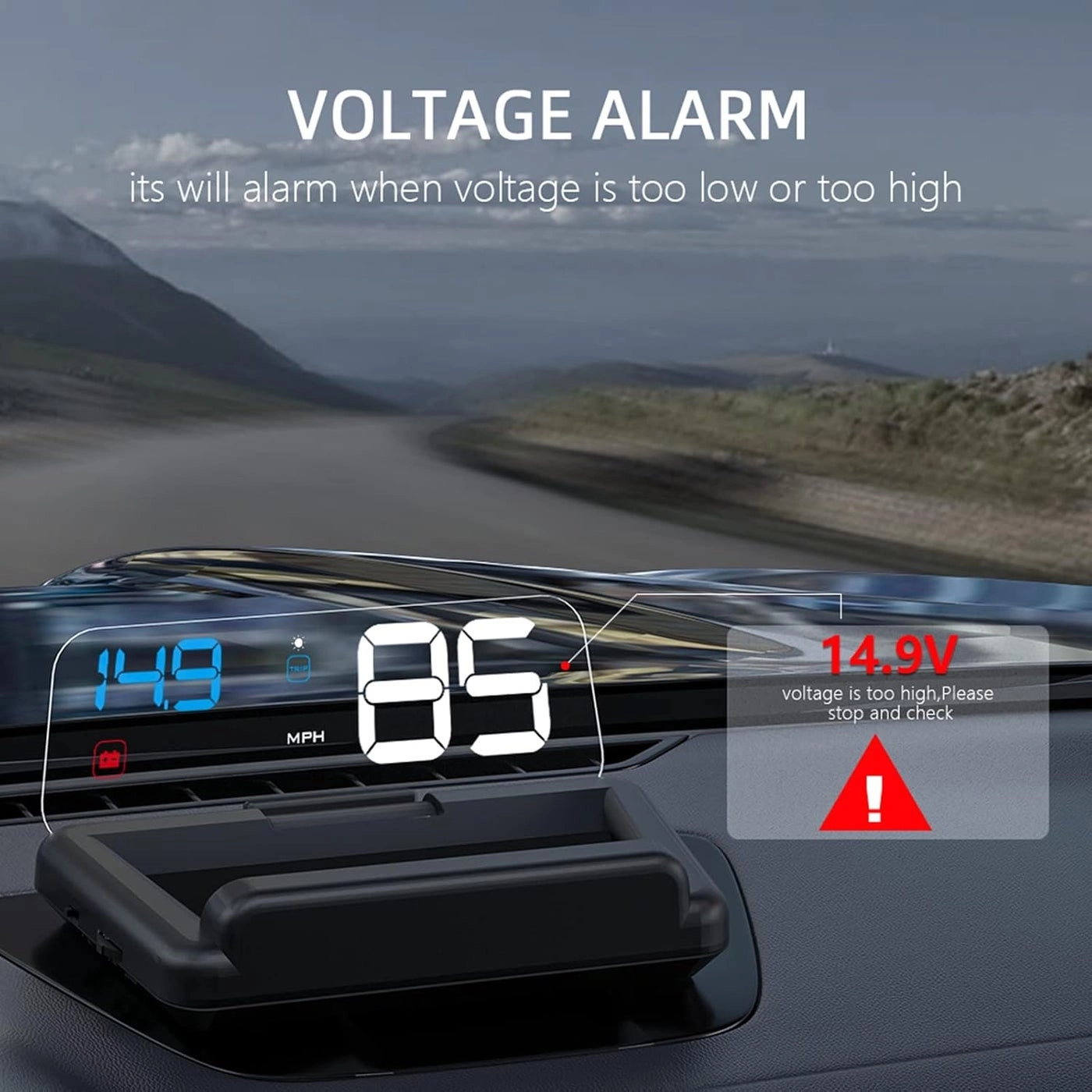 C500 - Heads Up Display Digital GPS Speedometer HD display