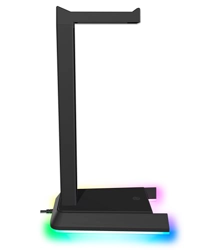 Headset Stand for Headphones - RGB Lighting and USB Hub