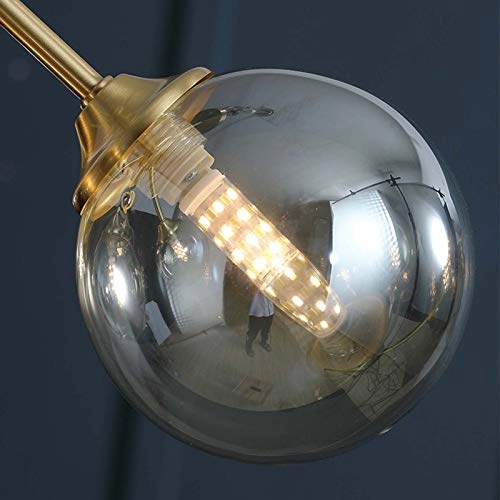 Molecular Crystal Chandelier - Copper 15 heads