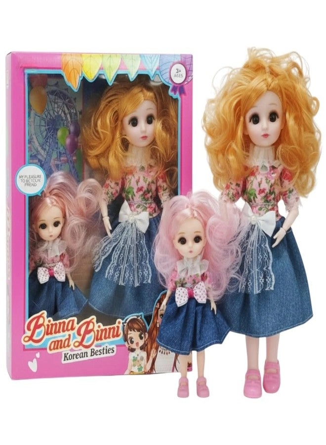 Binna Mother and Daughter Fashion Doll - Movable Joints Korean Style Ages 3+ Set
