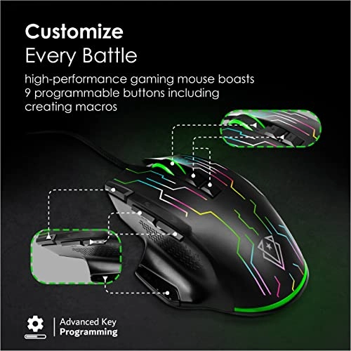 Kyrptonite Gaming Mouse - Wired