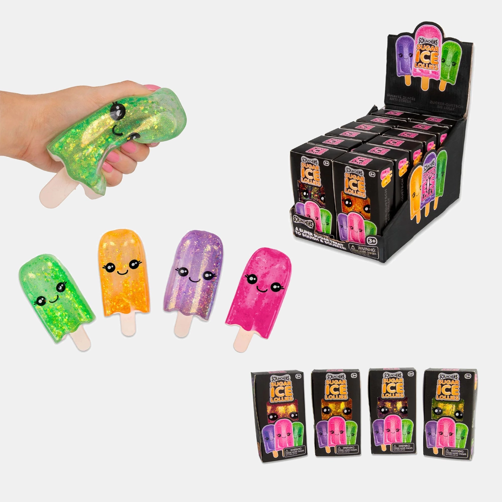 BORDERS Sugar Ice Lollies - 14 cm Multicolor Squishy