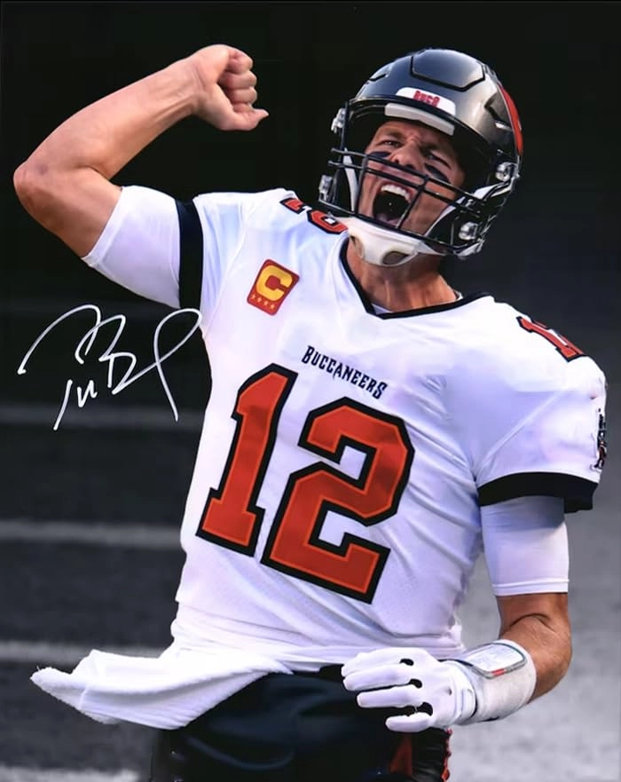 whzkcyh Tom Brady Poster - Canvas 16"L x 24"W