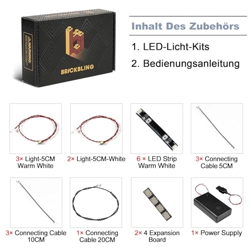 LED Light Set - Compatible with 76446 Knight Bus Adventure Battery Powered