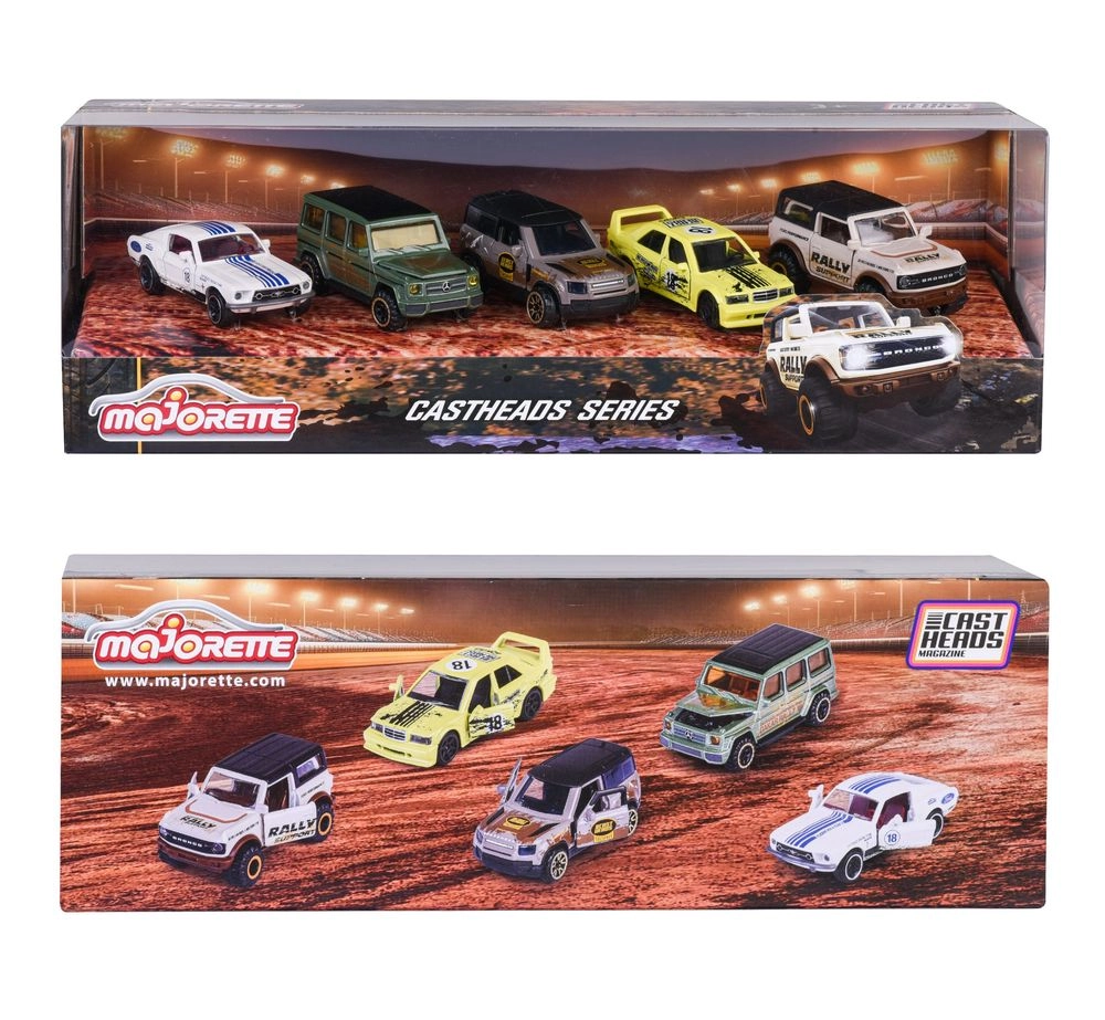 Ford Mustang Fastback + Ford Bronco Wildtrak + Land Rover Defender 90 + Mercedes-Benz 190 E 2.5-16 EVO II + Mercedes-Benz G 500 - 5 pcs