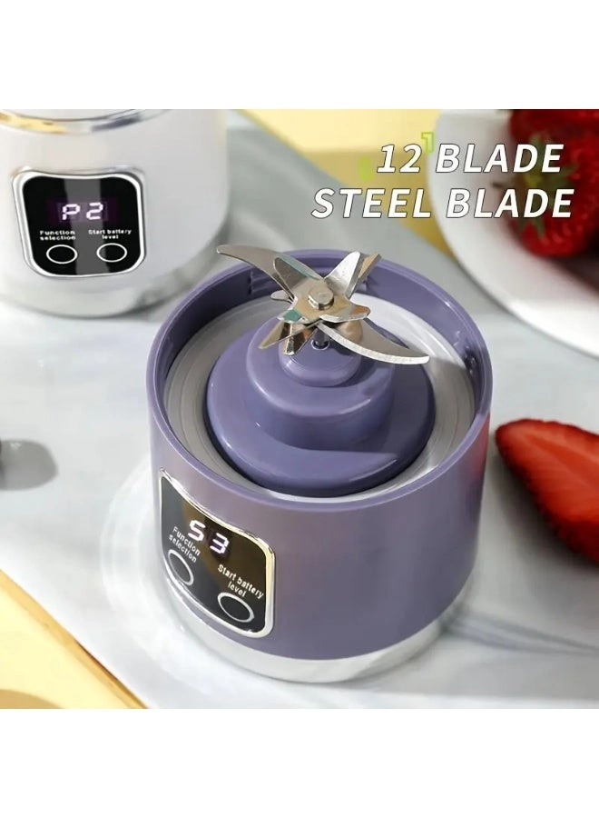 Mini Blender & Juicer - USB Rechargeable 3 Modes Digital Display