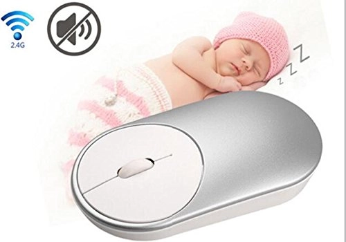 Silent Click Optical Mouse - Wireless