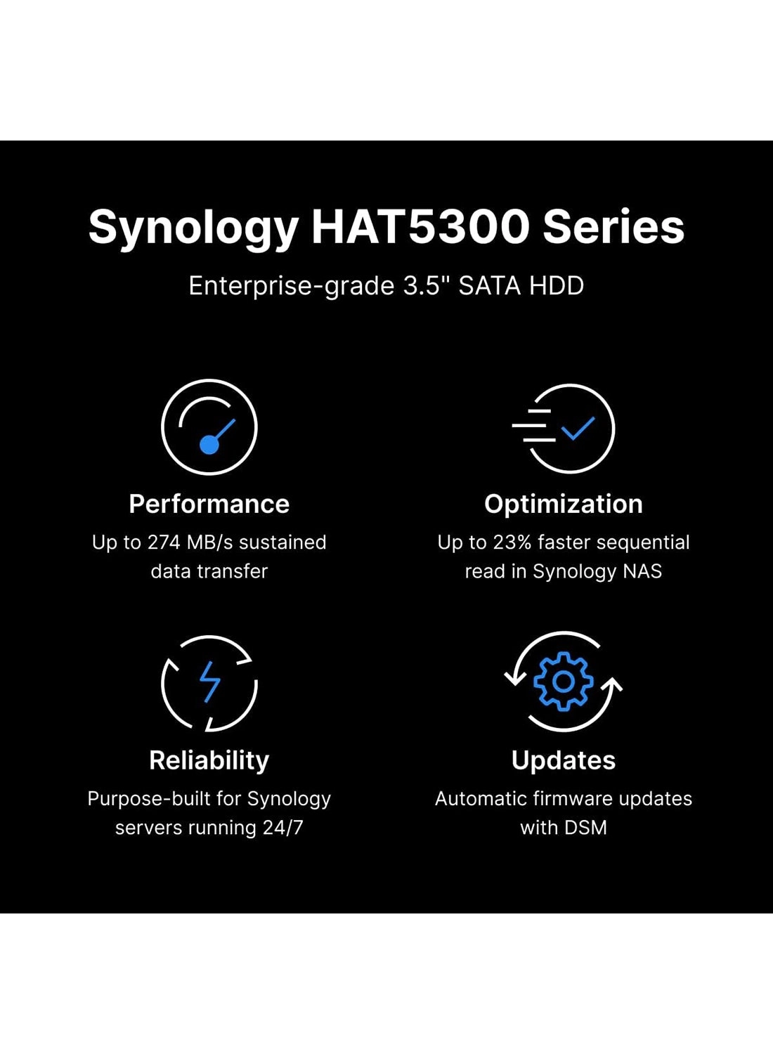 HAT5310 3.5" 7200rpm SATA (HAT5310-18T) - 18TB