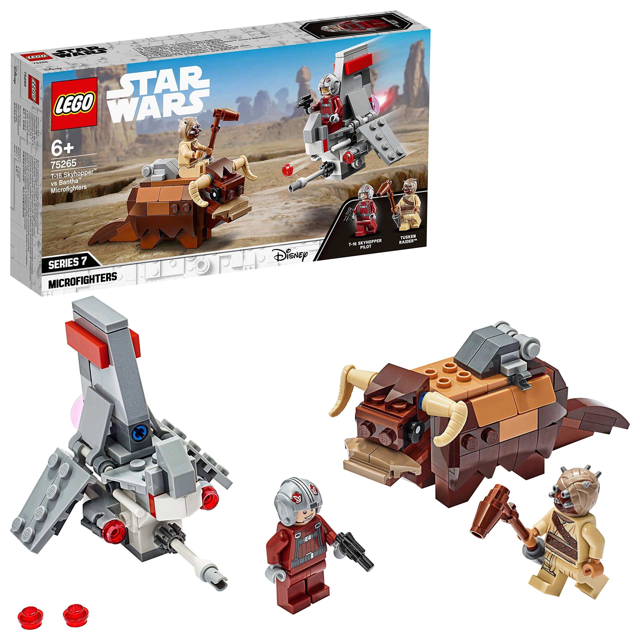 LEGO Star Wars T-16 Skyhopper vs Bantha Microfighters (75265) - A New Hope