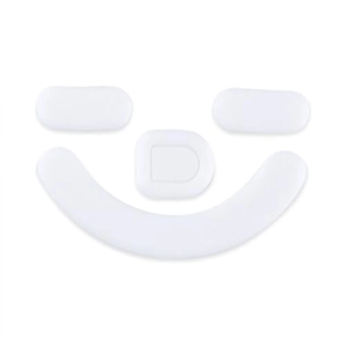 Mouse Feet Skates - 2sets White Rounded Curved Edges