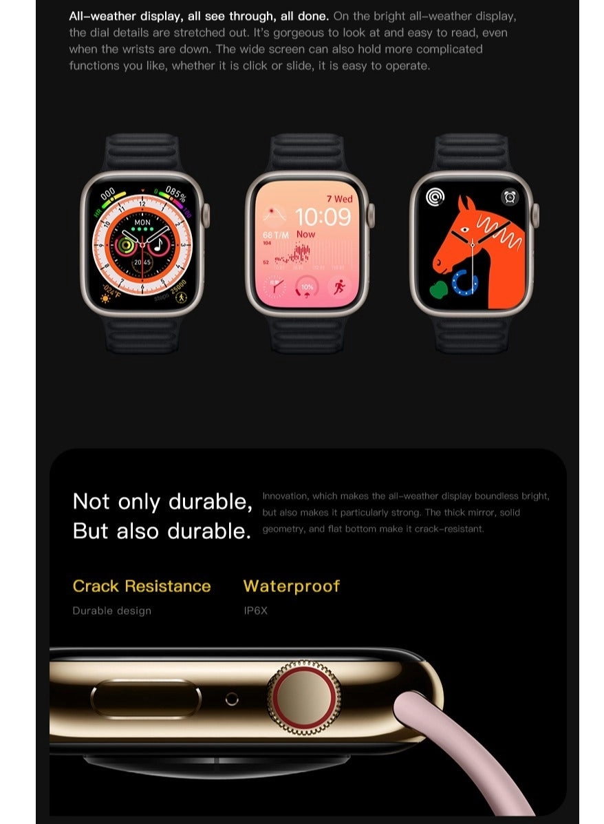 M9 Pro Max 45mm Stainless Steel