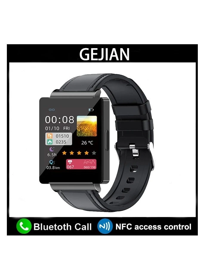 gejian NFC Smart Watch Stainless Steel
