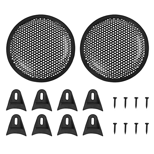 X AUTOHAUX Grill Cover - 6 Inches Woofer Subwoofer