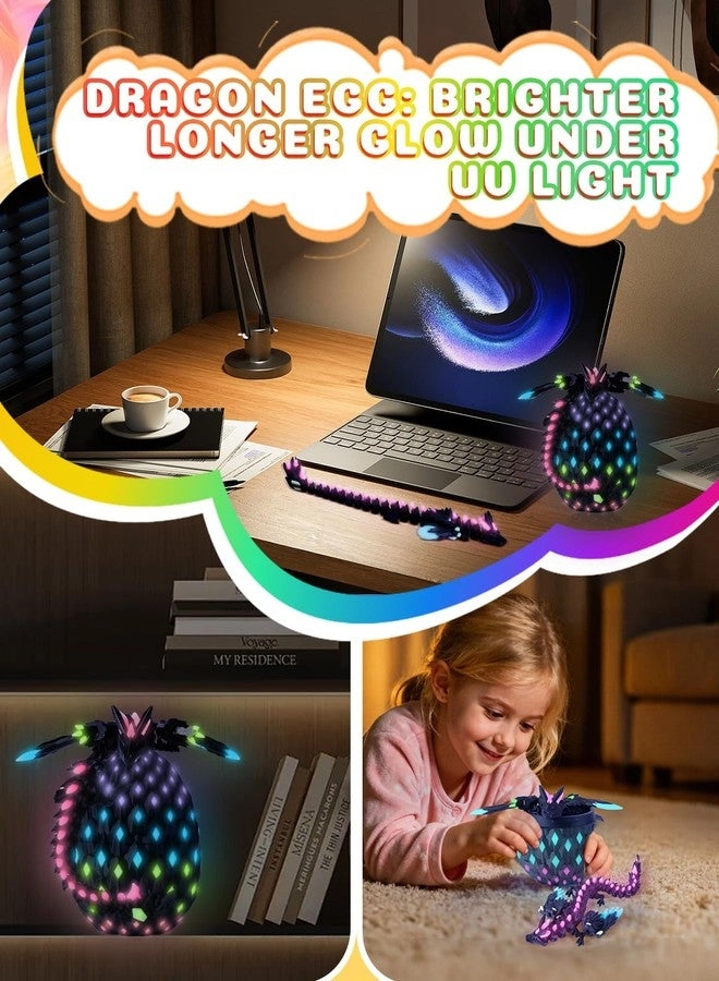 Dragon Eggs - 3D Printed Glow in The Dark