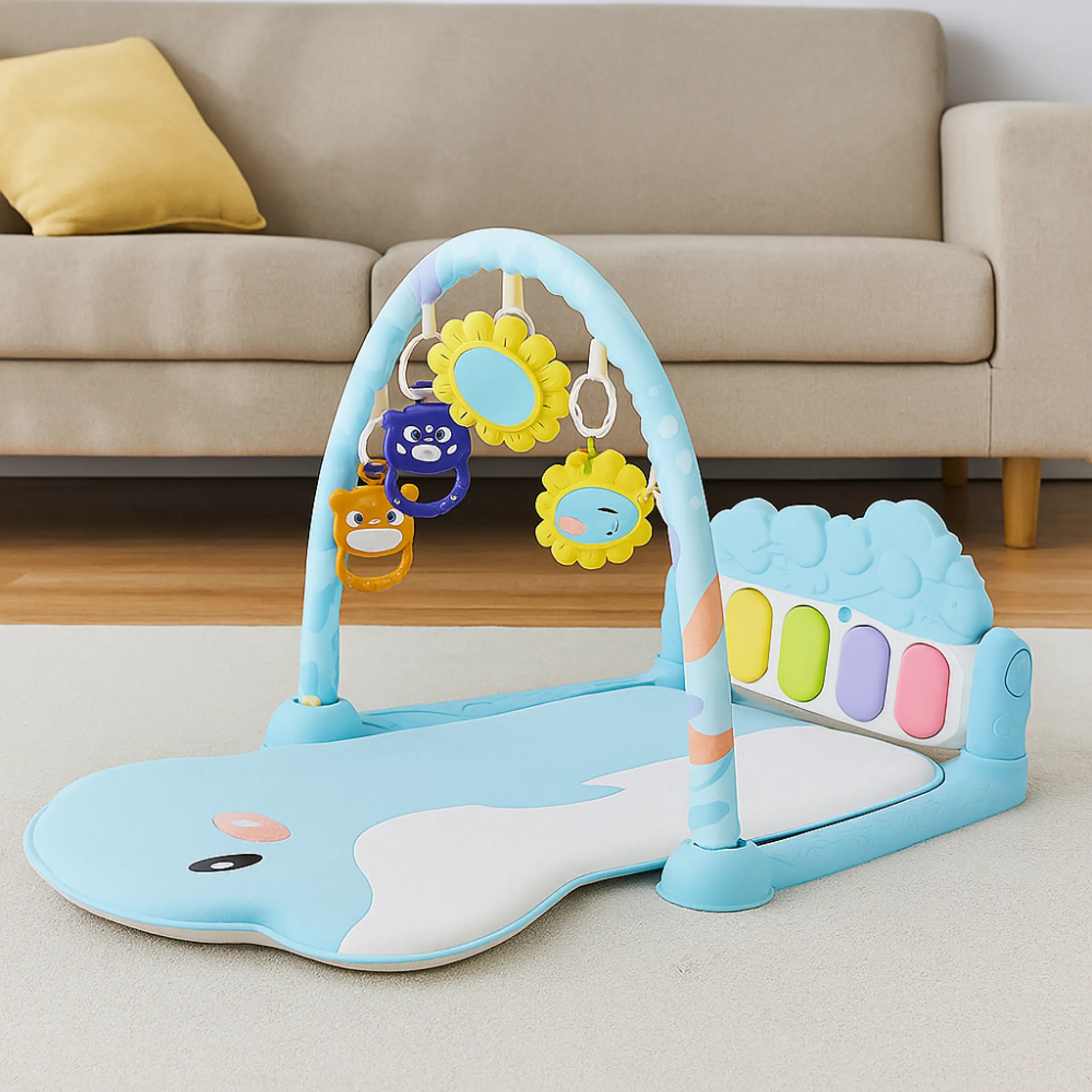 Cute Rabbit Baby Play Gym - Rabbit-themed 0 +