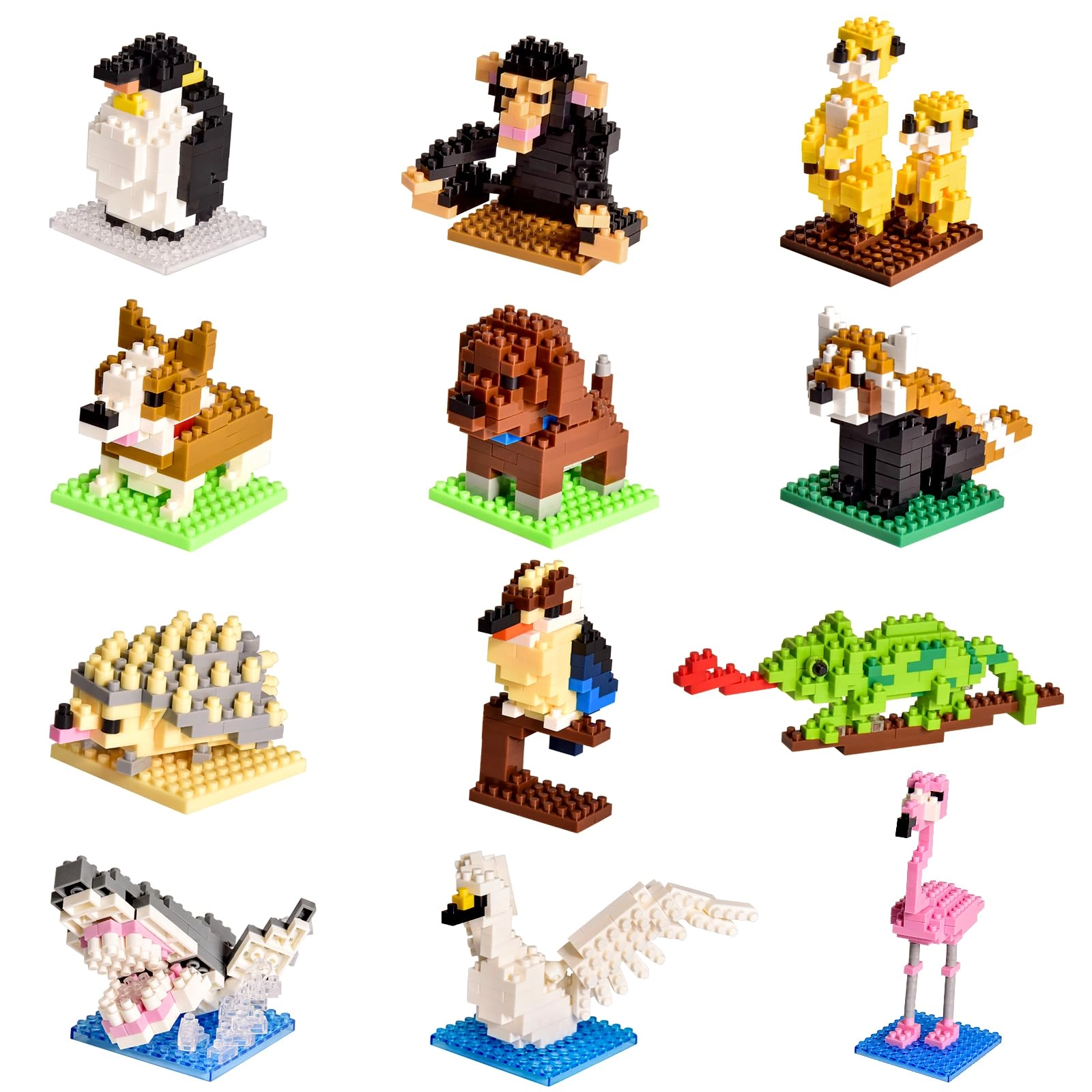 FUN LITTLE TOYS Party Favor for Kids Building Set - 12pcs