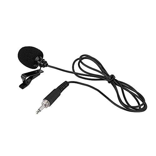 Mini Portable Clip-on Lapel Lavalier Condenser 3.5mm-Mini-Jack Microphone