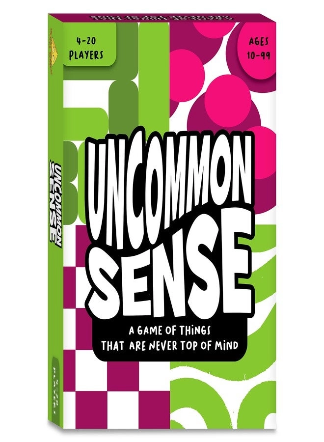 Gouda Games Uncommon Sense - 148 Game Cards, 1 Wooden Die, an Instruction Manual Ages 10, 11, 12 and Up
