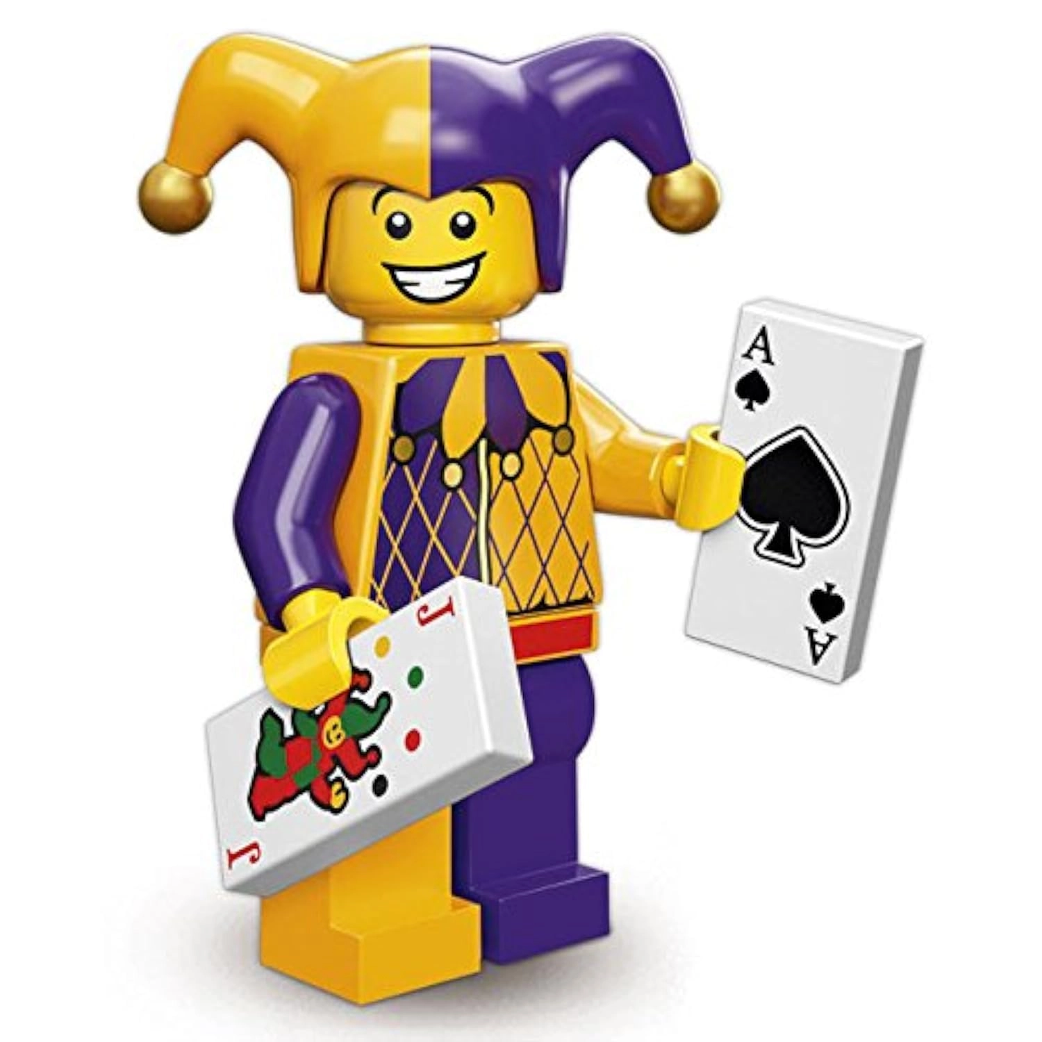 LEGO Series 12 Collectible Minifigure 71007 - Jester - Orange Purple