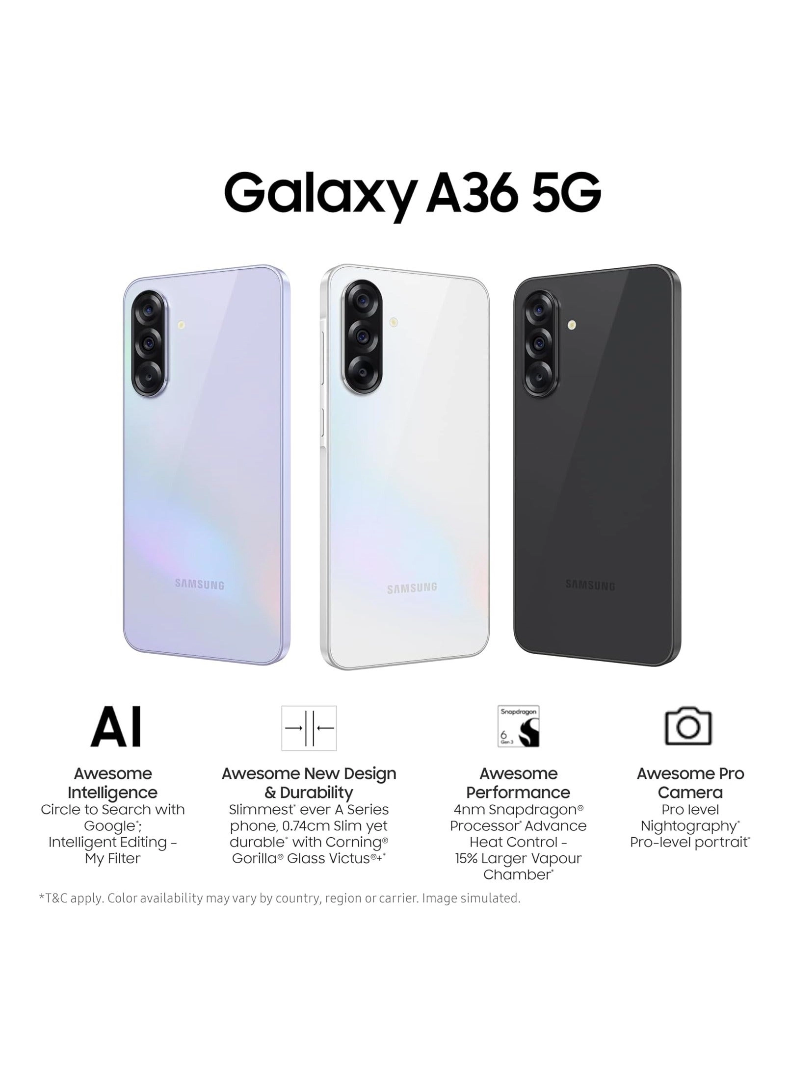 Galaxy A36 - 12GB 256GB