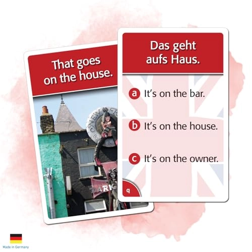 That's The Yellow from The Egg - Denglish Quiz - 75 Idioms Card Game