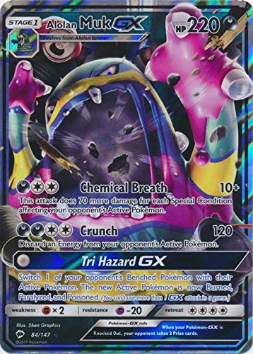 Pokmon Alolan Muk GX - 84/147 - English