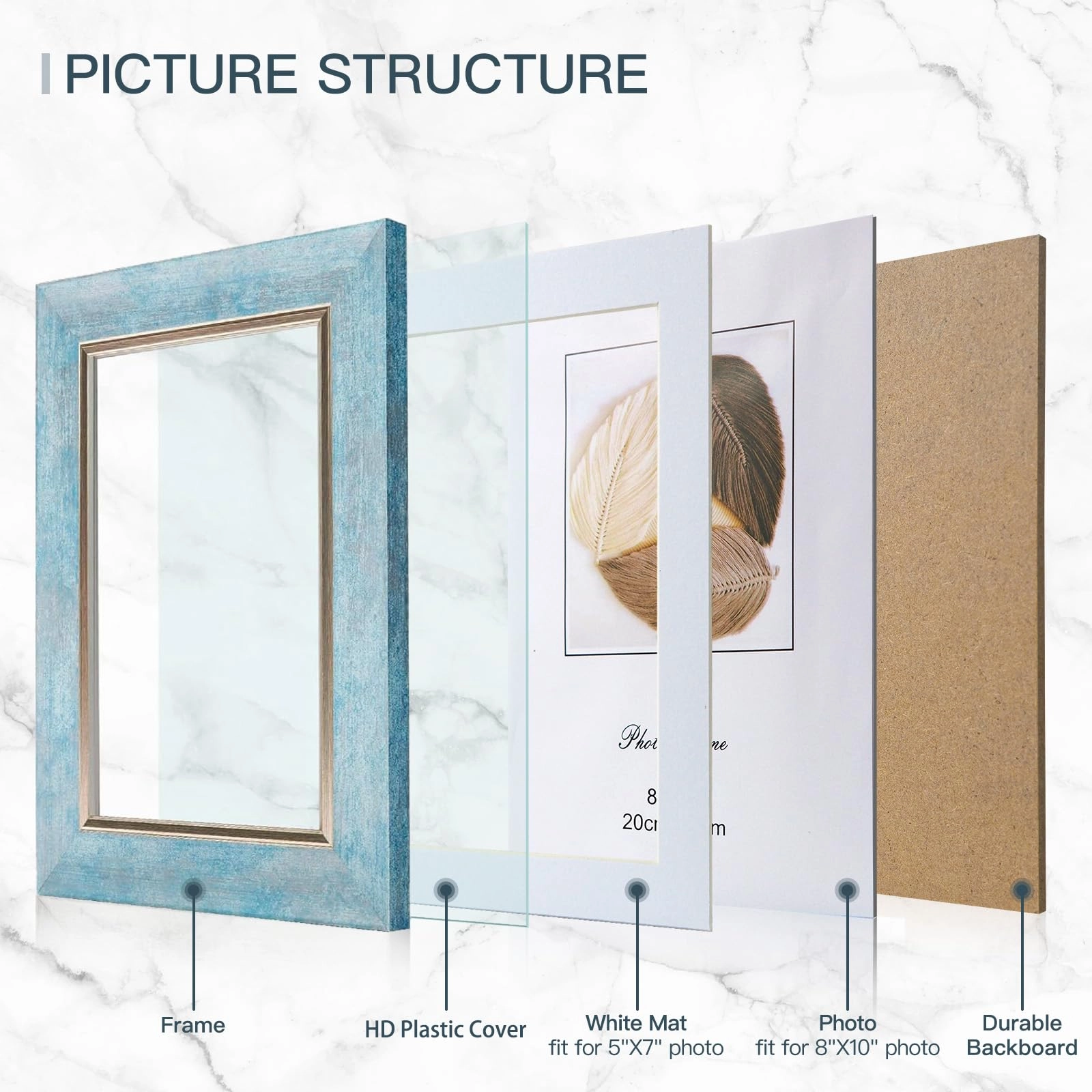 Picture Frames - 8 x 10 inch Bundle